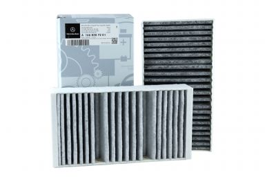 Mercedes-Benz GL ML-Class Genuine Cabin Air Filter Set - in Blower Housing NEW